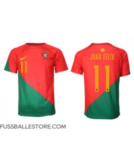 Günstige Portugal Joao Felix #11 Heimtrikot WM 2022 Kurzarm